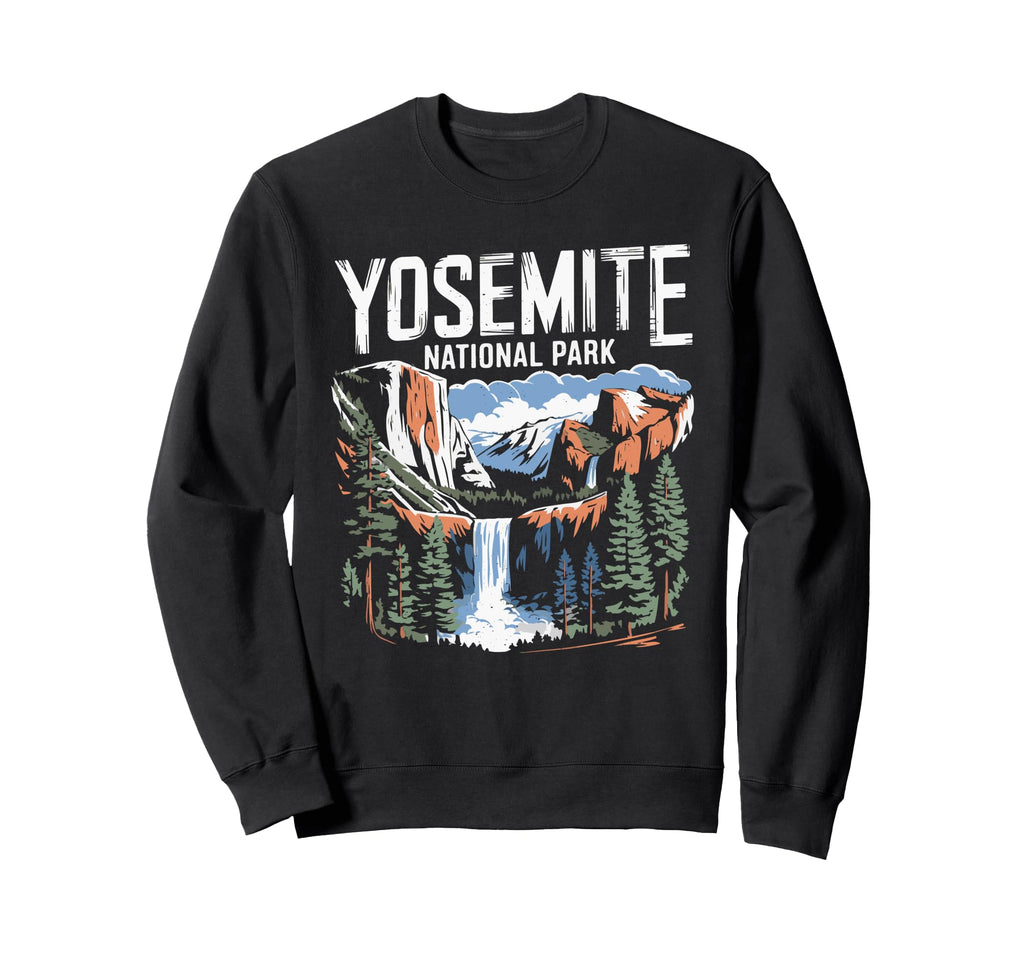 Yosemite Falls California Sweatshirt - Fun Novelty Design for Adults - T-Shirt, Sweatshirt, Hoodie