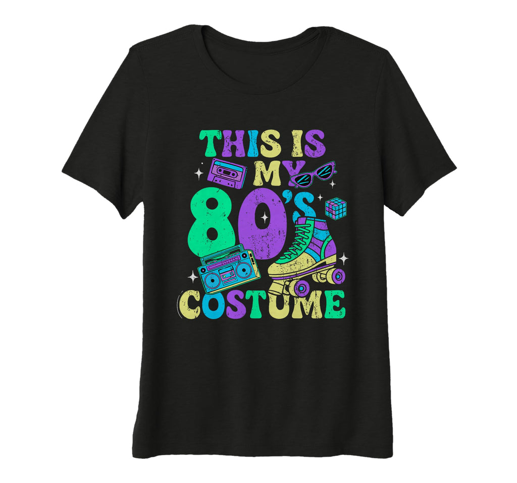 Womens Roller Skates This Is My 80S T-Shirt - Unique Graphic Men Women - T-Shirt, Sweatshirt, Hoodie