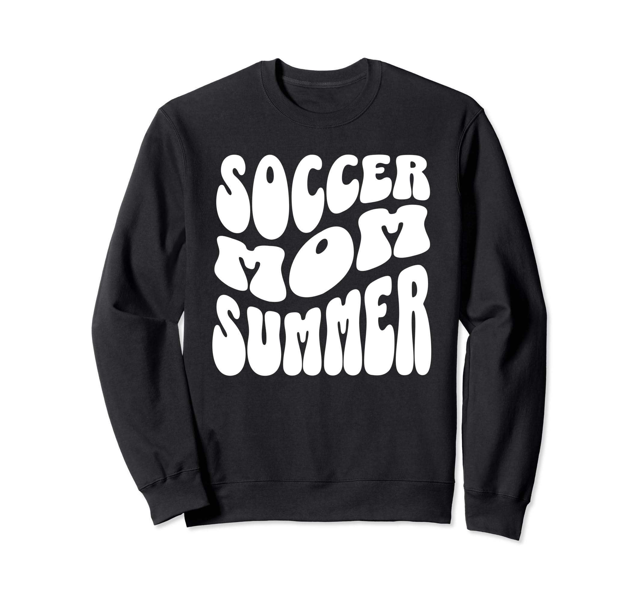 Soccer Mom Summer Groovy Mothers Day Sweatshirt - Novelty Apparel Unisex - T-Shirt, Sweatshirt, Hoodie