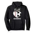 Ball Grandma Baseball Soccer Heart Hoodie - Aesthetic Graphic Unisex - T-Shirt, Sweatshirt, Hoodie