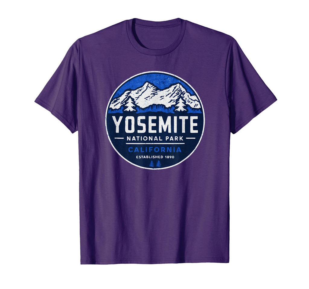 Yosemite National Park Nature Hikers T-Shirt - Unique Graphic Men Women - T-Shirt, Sweatshirt, Hoodie
