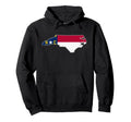 North Carolina State Map North Hoodie - Streetwear Style Men Women - T-Shirt, Sweatshirt, Hoodie