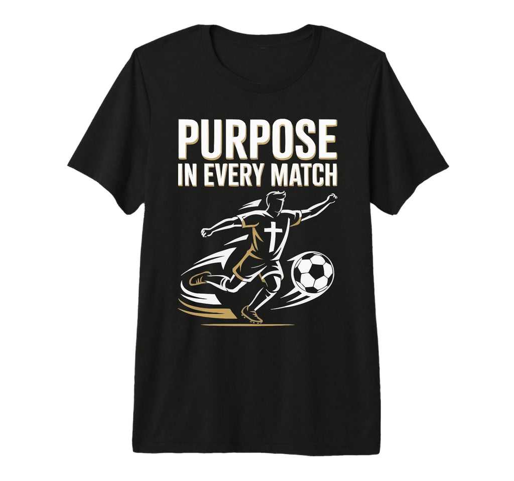 Christian Soccer Player Religious Bible T-Shirt - Unique Graphic Men Women - T-Shirt, Sweatshirt, Hoodie