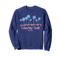 Country Club Florida Beach Surf Vibes Sweatshirt - Graphic Print for Adults - T-Shirt, Sweatshirt, Hoodie