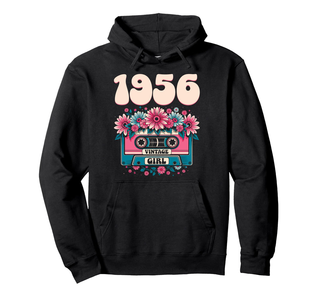 1956 Birthday Flowers 70Th Birthday Hoodie - Streetwear Style for Adults - T-Shirt, Sweatshirt, Hoodie