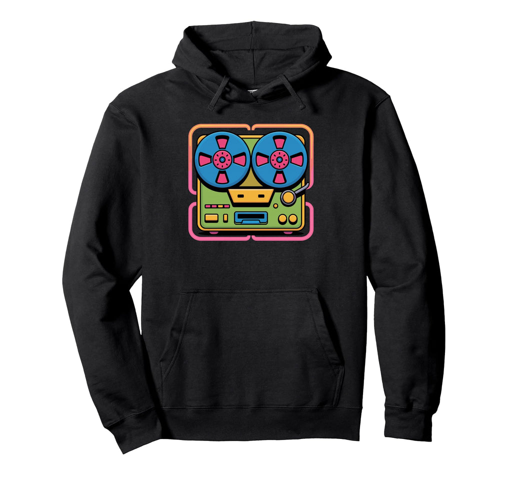 Cassette Tape Old School Hip Hop Hoodie - Graphic Print Unisex - T-Shirt, Sweatshirt, Hoodie