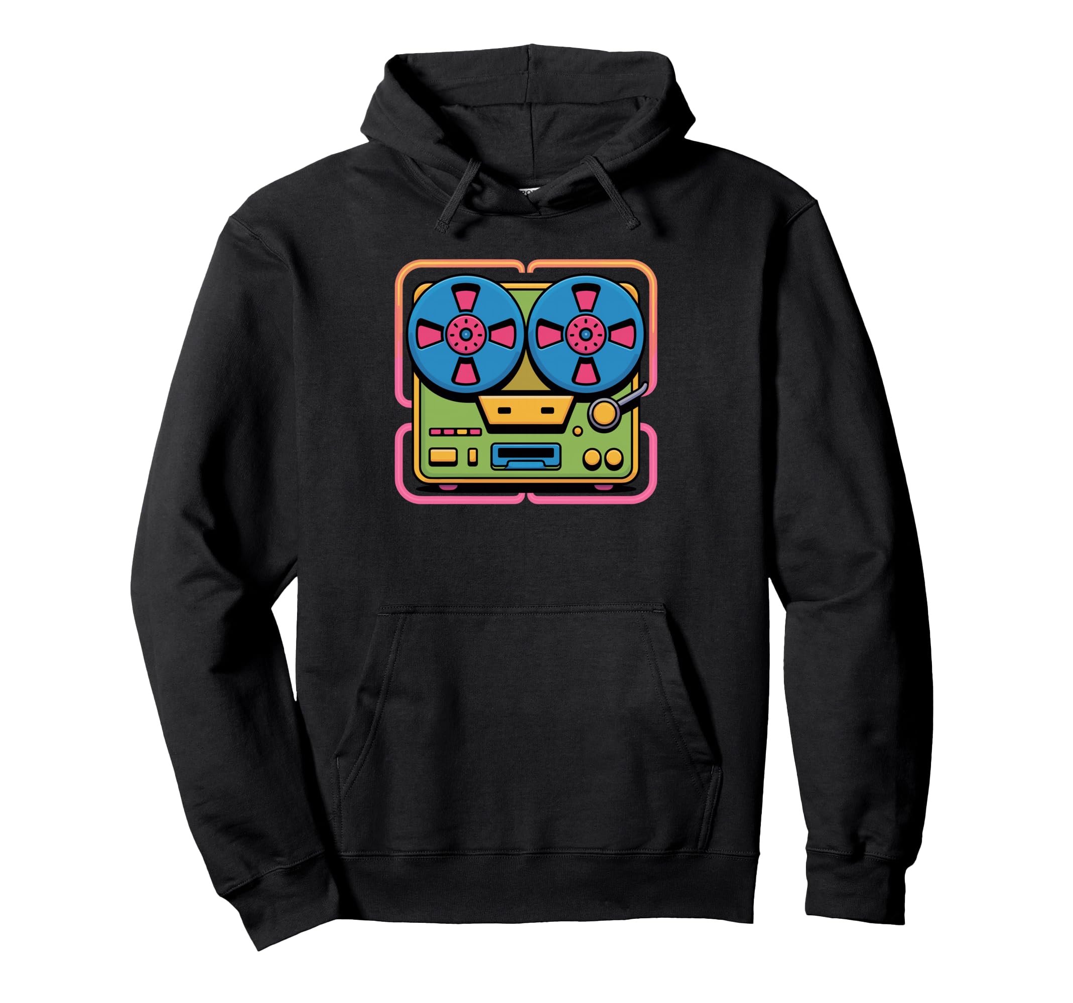 Cassette Tape Old School Hip Hop Hoodie - Graphic Print Unisex - T-Shirt, Sweatshirt, Hoodie