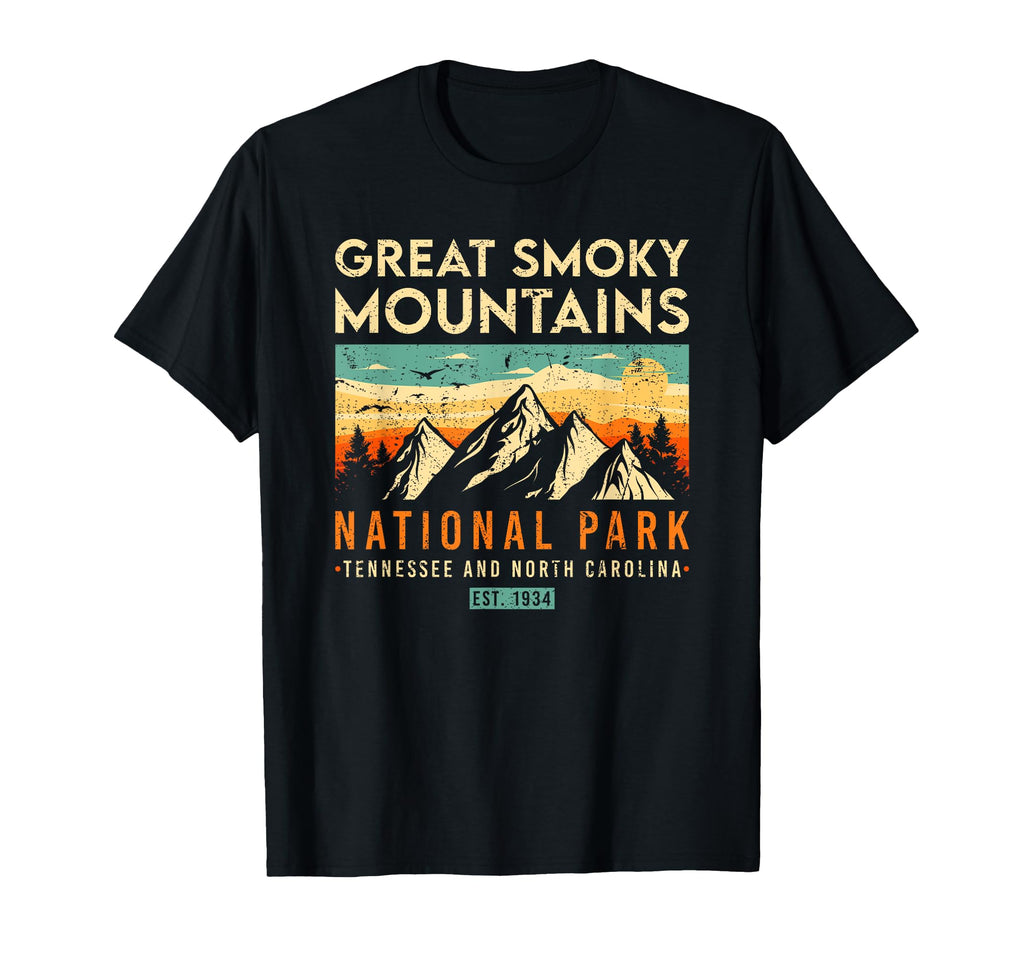 Smoky Mountains Est 1934 Nc National T-Shirt - Streetwear Style Men Women - T-Shirt, Sweatshirt, Hoodie