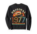 1977 Cassette Tape 47Th Birthday Sweatshirt - Graphic Print Men Women - T-Shirt, Sweatshirt, Hoodie