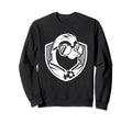 White Silhouette Penguin Soccer Ball Sweatshirt - Graphic Print for Adults - T-Shirt, Sweatshirt, Hoodie