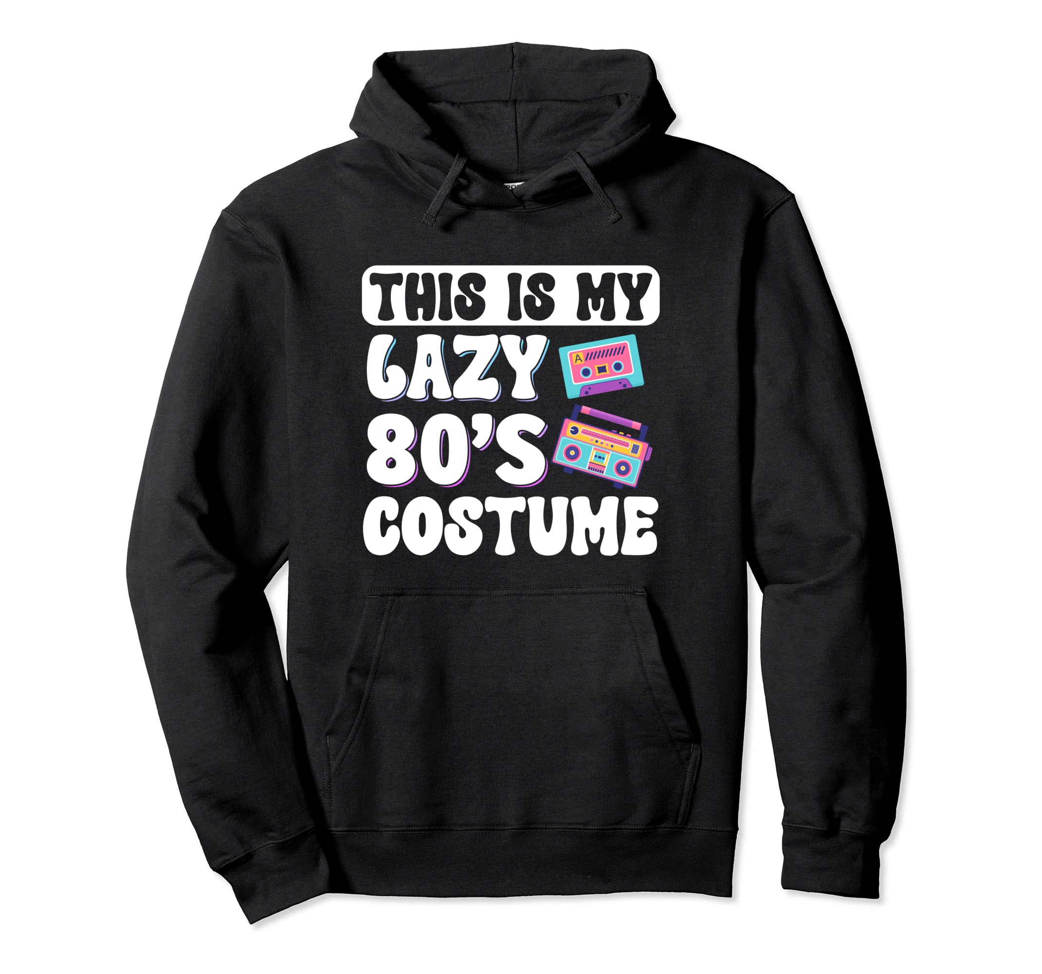 This Is My Lazy 80S Costume Roller Skate Hoodie - Novelty Apparel Unisex - T-Shirt, Sweatshirt, Hoodie