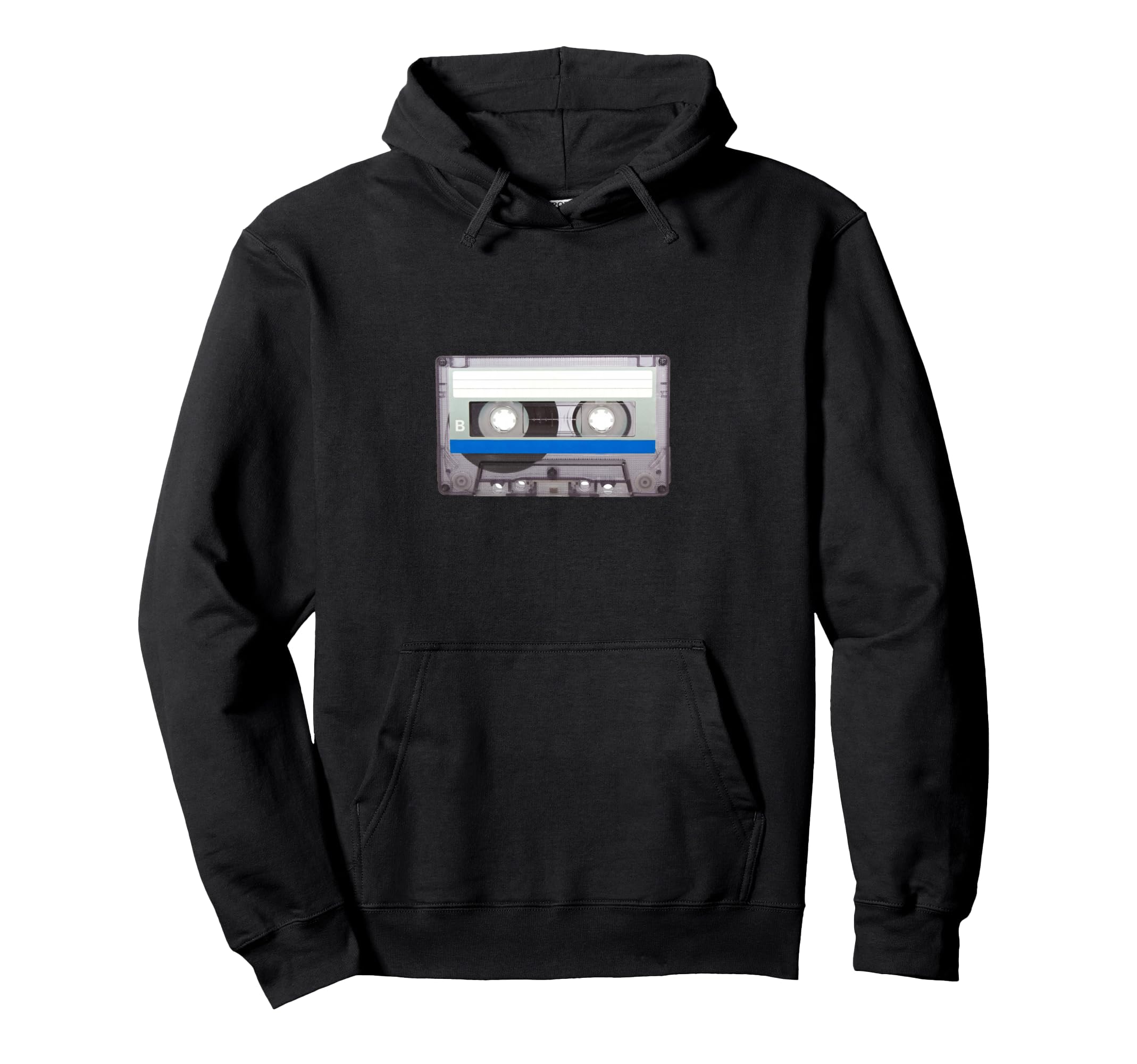 Cassette Tape Music Hoodie - Fun Novelty Design Unisex - T-Shirt, Sweatshirt, Hoodie