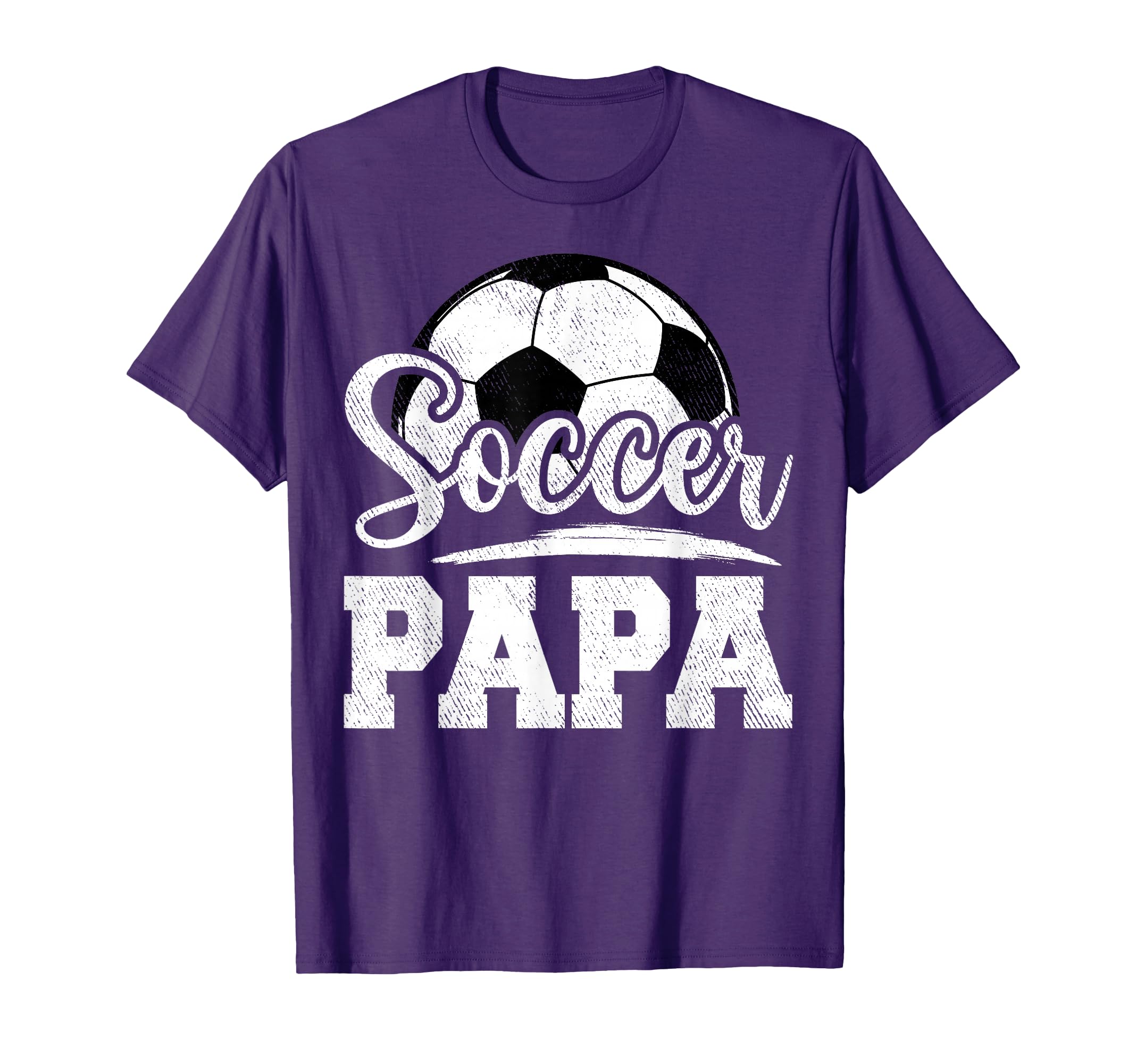 Soccer Papa Soccer Player Game Day T-Shirt - Custom Art Print for Adults - T-Shirt, Sweatshirt, Hoodie