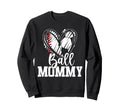 Ball Mom Heart Baseball Soccer Ball Sweatshirt - Trendy Graphic for Adults - T-Shirt, Sweatshirt, Hoodie
