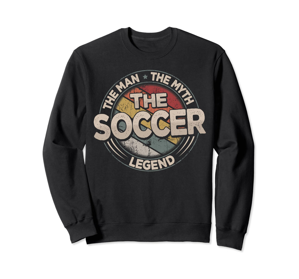 Soccer Legend Soccer Player Soccer Sweatshirt - Minimalist Print for Adults - T-Shirt, Sweatshirt, Hoodie