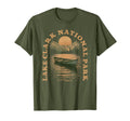 Lake Clark National Park Boat Lake T-Shirt - Fun Novelty Design for Adults - T-Shirt, Sweatshirt, Hoodie