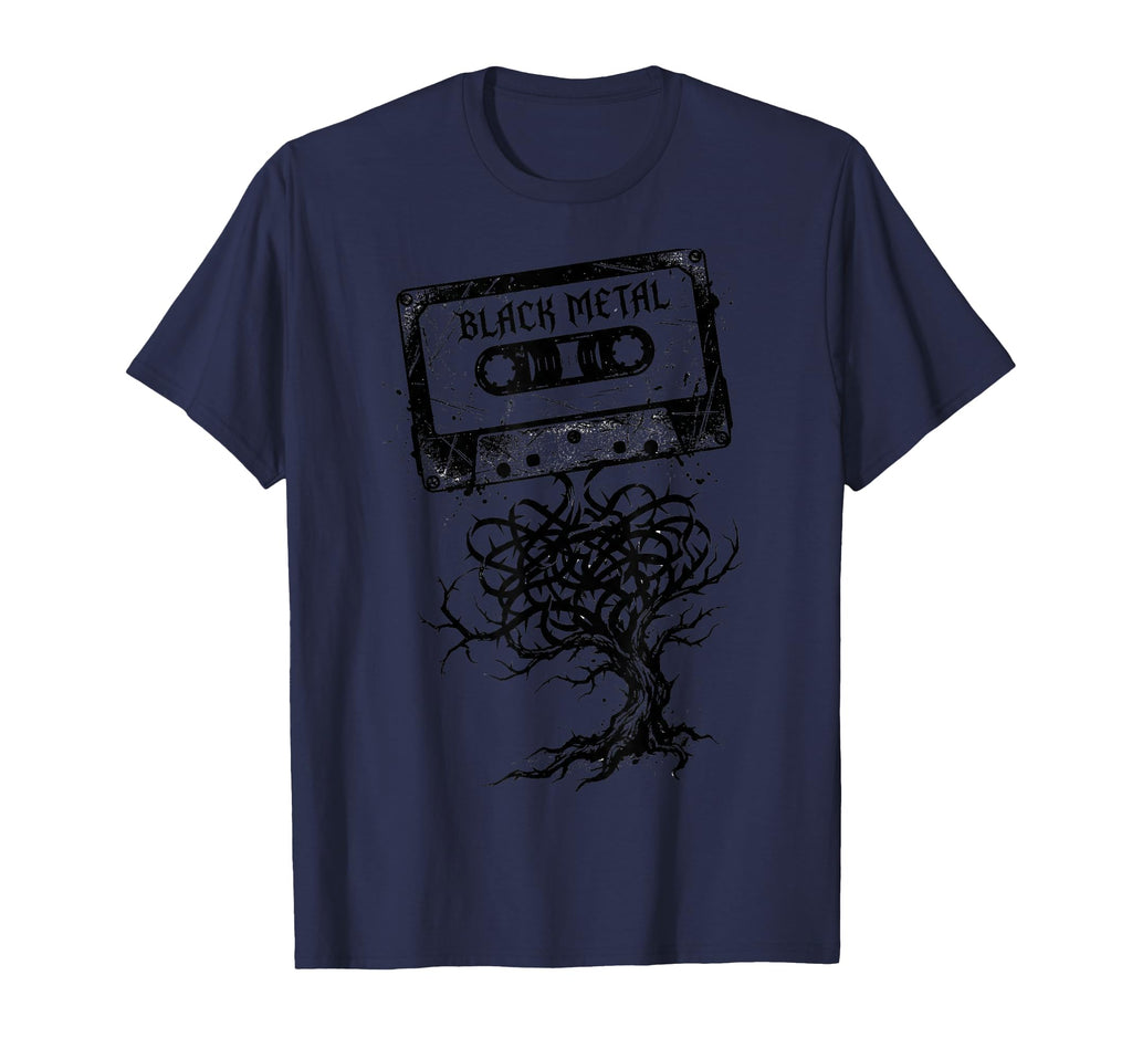 Black Metal Cassette Tape 90S Grunge T-Shirt - Aesthetic Graphic Unisex - T-Shirt, Sweatshirt, Hoodie