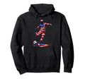 Soccer Drip American Flag 4Th July Hoodie - Casual Everyday Wear Unisex - T-Shirt, Sweatshirt, Hoodie