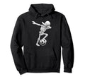 Dabbing Skeleton Soccer Spooky Season Sport Hoodie - Trendy Graphic Unisex - T-Shirt, Sweatshirt, Hoodie