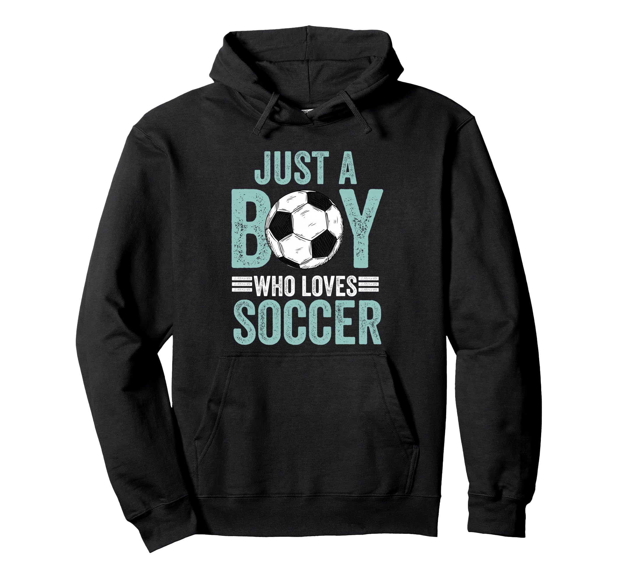 Just Who Loves Soccer Funny Hoodie - Fun Novelty Design Unisex - T-Shirt, Sweatshirt, Hoodie