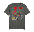 I Love Morocco Hand Drawn Moroccan T-Shirt - Minimalist Print Unisex - T-Shirt, Sweatshirt, Hoodie