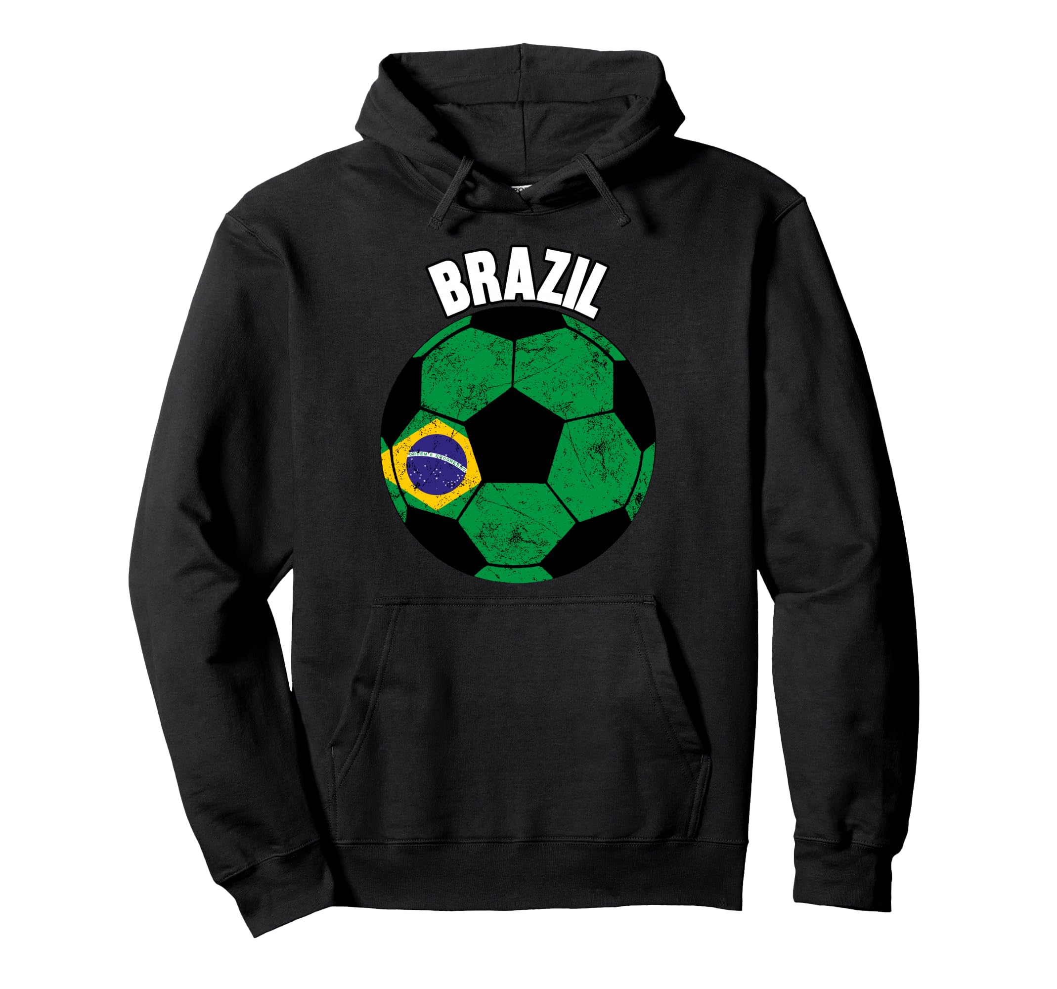 Brazil Football Fan Soccer Game Player Hoodie - Novelty Apparel Unisex - T-Shirt, Sweatshirt, Hoodie
