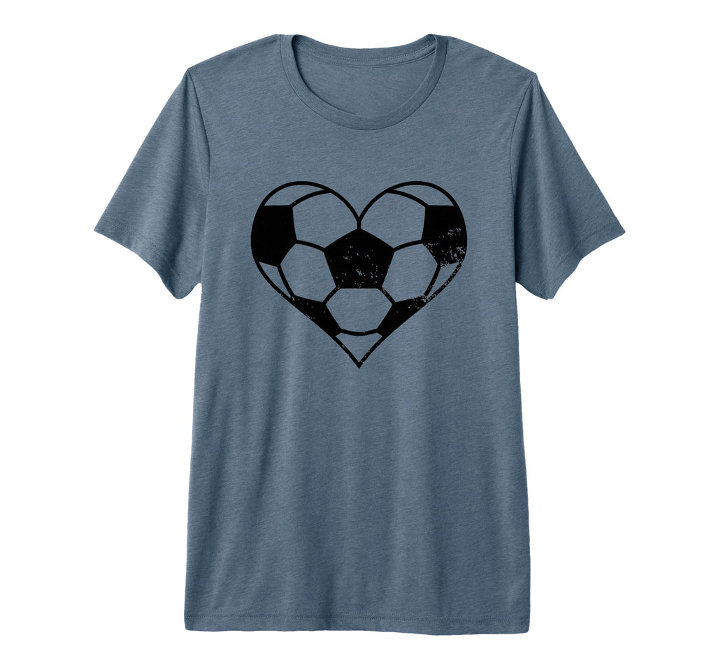 Soccer Heart Funny Soccer Player Mom T-Shirt - Casual Everyday Wear Unisex - T-Shirt, Sweatshirt, Hoodie