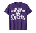 Here Snacks Soccer Funny Football T-Shirt - Custom Art Print for Adults - T-Shirt, Sweatshirt, Hoodie