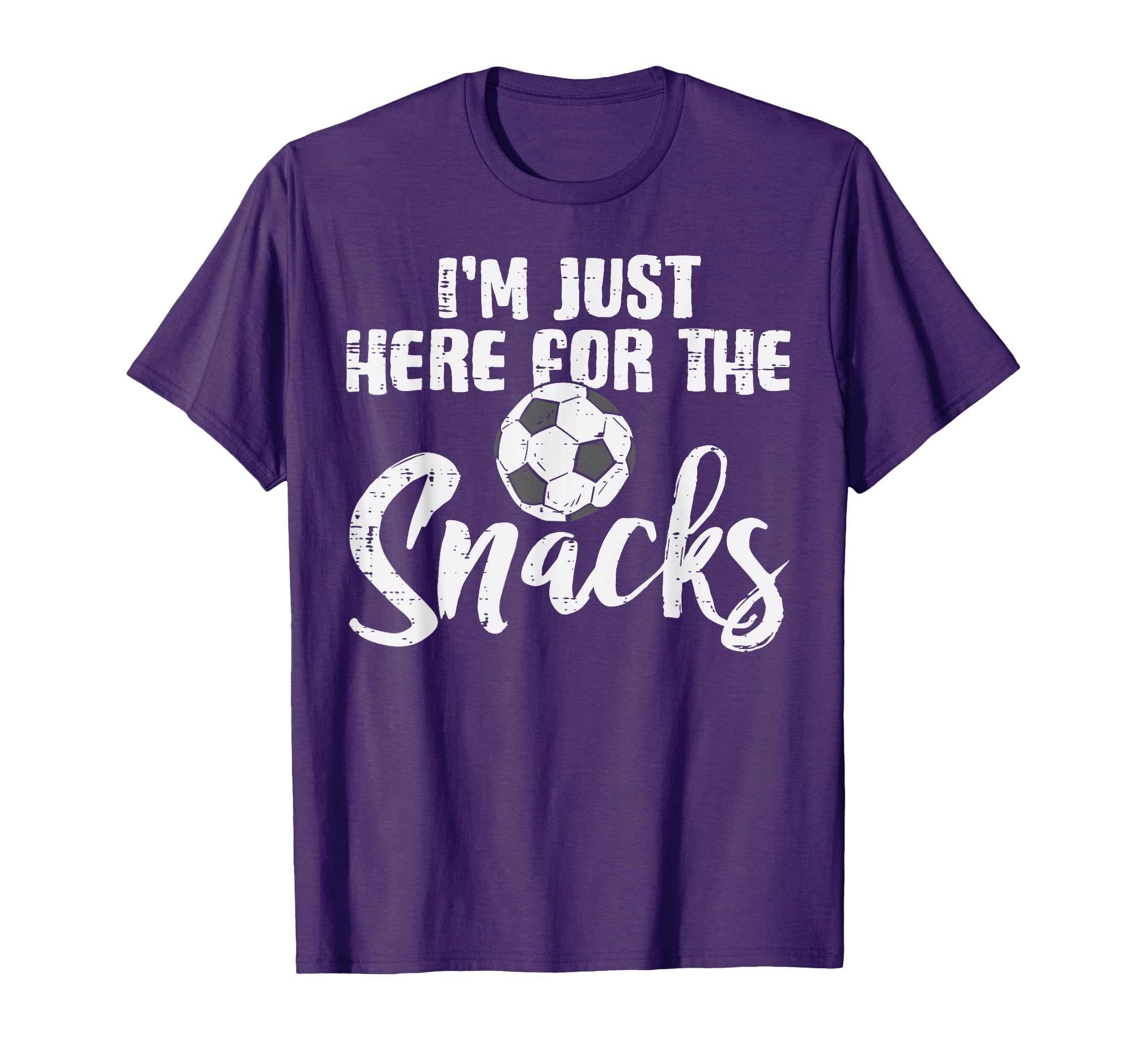 Here Snacks Soccer Funny Football T-Shirt - Custom Art Print for Adults - T-Shirt, Sweatshirt, Hoodie