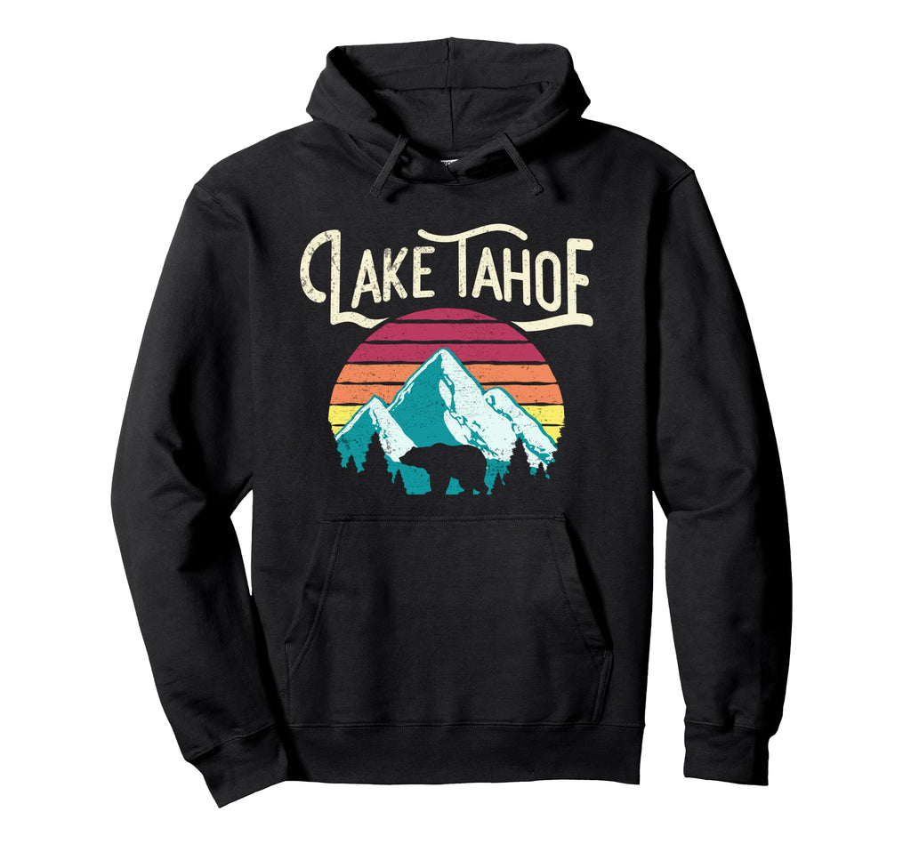Lake Tahoe Mountain Bear California Hoodie - Graphic Print Unisex - T-Shirt, Sweatshirt, Hoodie