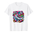 70S 80S Roller Disco Skating Skate T-Shirt - Streetwear Style Unisex - T-Shirt, Sweatshirt, Hoodie