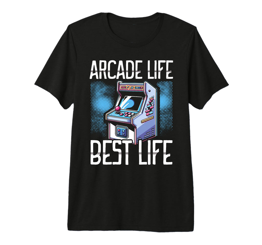 80S Arcade Nostalgia Pixel Art T-Shirt - Fun Novelty Design Men Women - T-Shirt, Sweatshirt, Hoodie