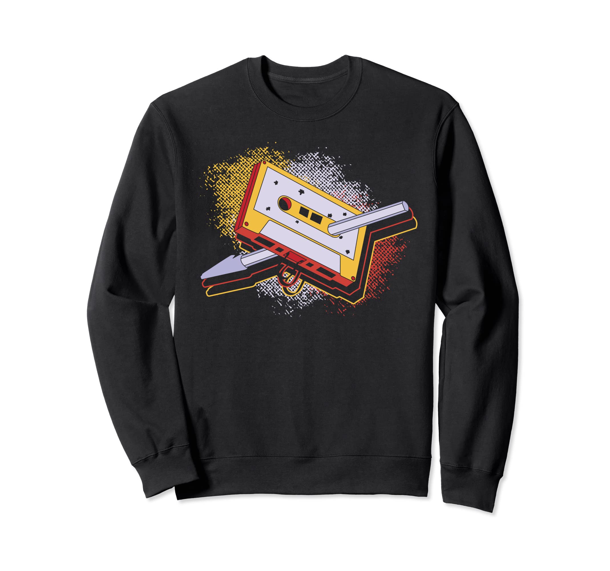 80S Music Lover Tape Mixtape Sweatshirt - Casual Everyday Wear Unisex - T-Shirt, Sweatshirt, Hoodie