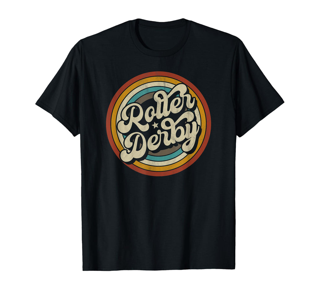 Roller Derby Derby Skate Skating 70S T-Shirt - Minimalist Print for Adults - T-Shirt, Sweatshirt, Hoodie