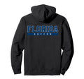 Florida Soccer Blue Text Hoodie - Casual Everyday Wear Men Women - T-Shirt, Sweatshirt, Hoodie