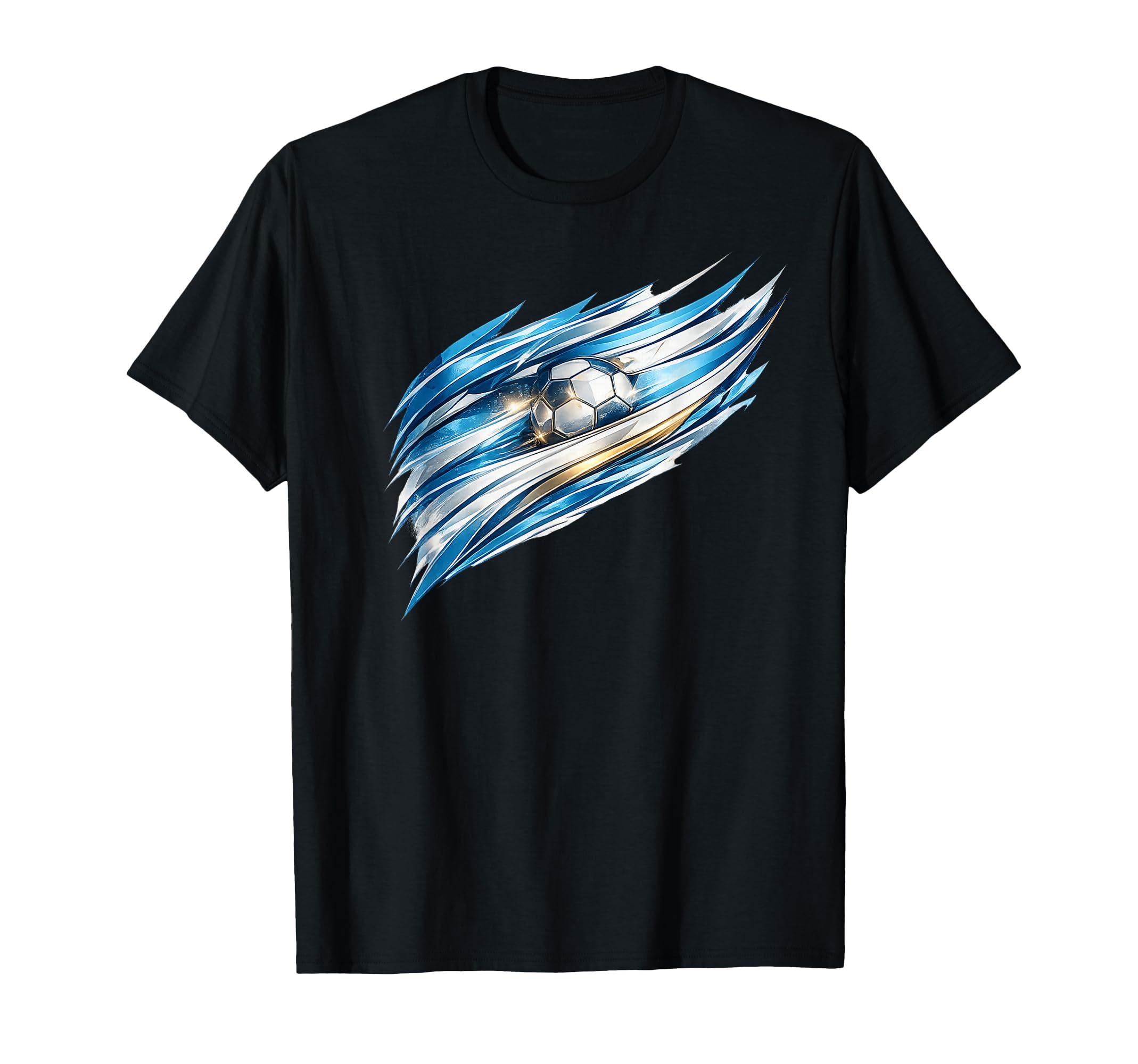 Argentina Football Blue White T-Shirt - Casual Everyday Wear for Adults - T-Shirt, Sweatshirt, Hoodie