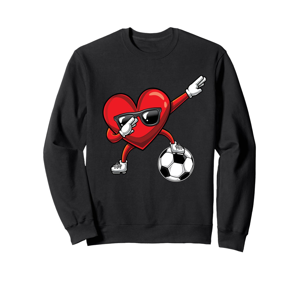 Dabbing Heart Dab Valentines Day Sweatshirt - Custom Art Print for Adults - T-Shirt, Sweatshirt, Hoodie