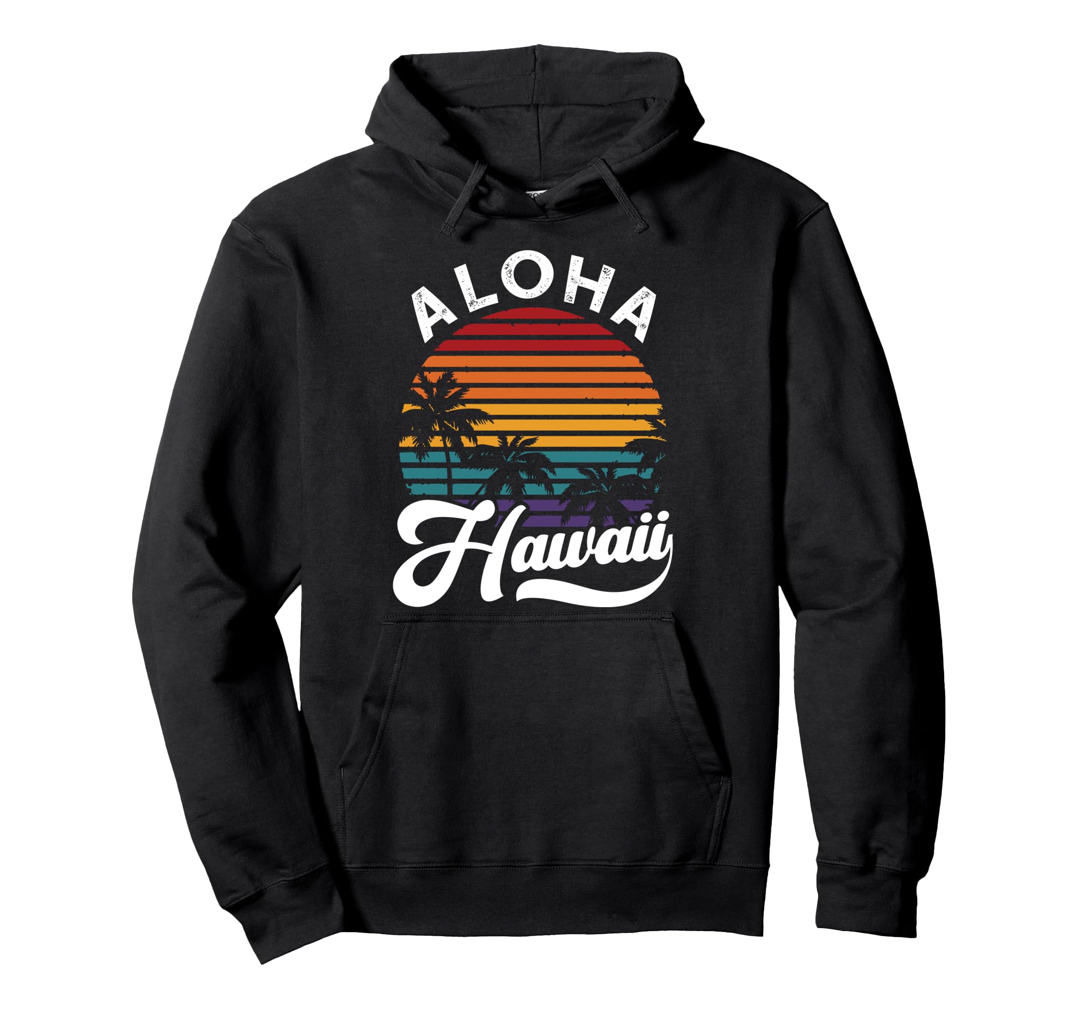 Aloha Hawaii Sunset Hoodie - Unique Graphic Unisex - T-Shirt, Sweatshirt, Hoodie
