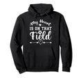 My Heart Is That Field Soccer Hoodie - Unique Graphic for Adults - T-Shirt, Sweatshirt, Hoodie