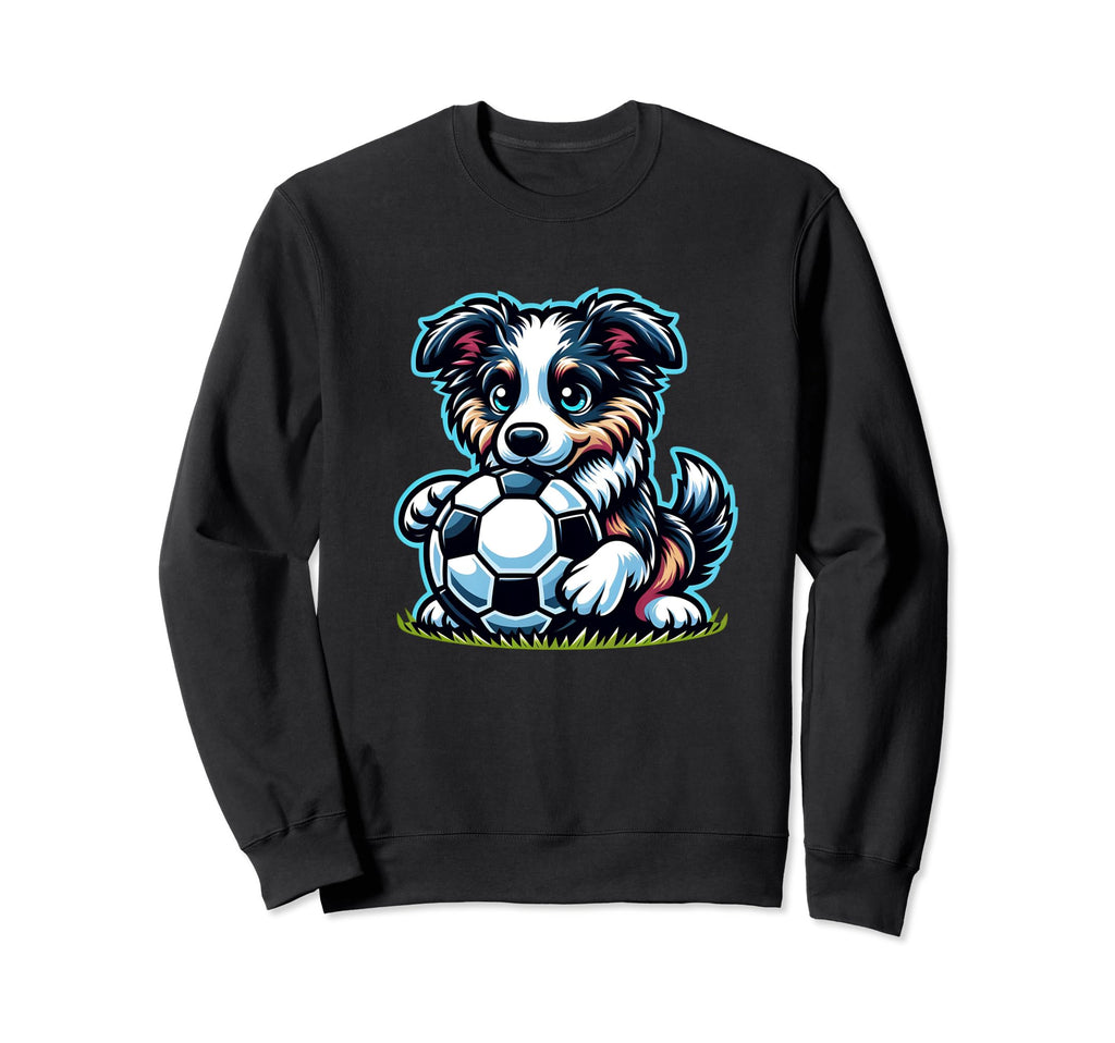 Border Collie Dog Soccer Champion Fan Sweatshirt - Streetwear Style Unisex - T-Shirt, Sweatshirt, Hoodie