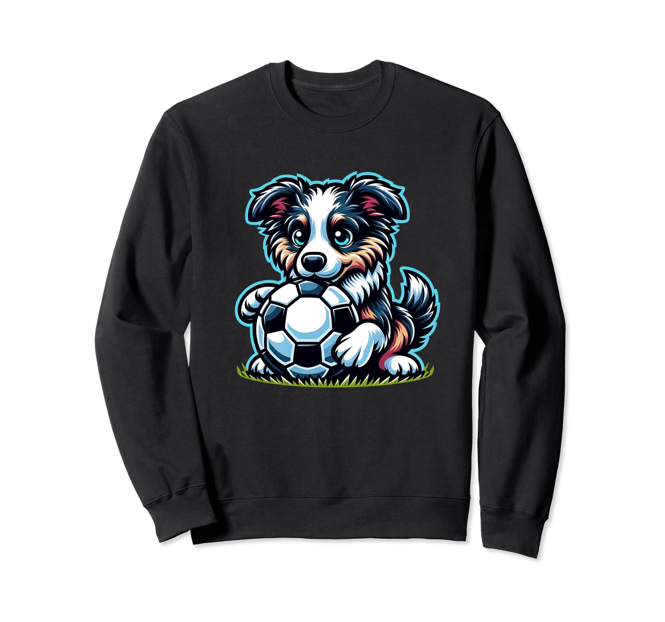 Border Collie Dog Soccer Champion Fan Sweatshirt - Streetwear Style Unisex - T-Shirt, Sweatshirt, Hoodie