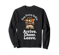 Busy Raising Ballers Arrive Cheer Sweatshirt - Trendy Graphic for Adults - T-Shirt, Sweatshirt, Hoodie