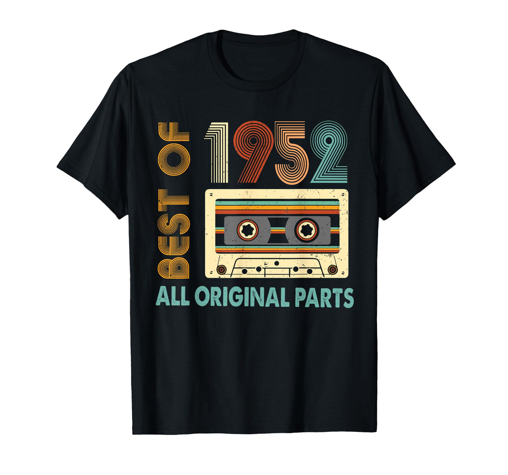 Age 73 Best 1952 Cassette Tape 73Rd T-Shirt - Aesthetic Graphic for Adults - T-Shirt, Sweatshirt, Hoodie