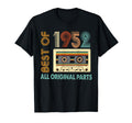 Age 73 Best 1952 Cassette Tape 73Rd T-Shirt - Aesthetic Graphic for Adults - T-Shirt, Sweatshirt, Hoodie