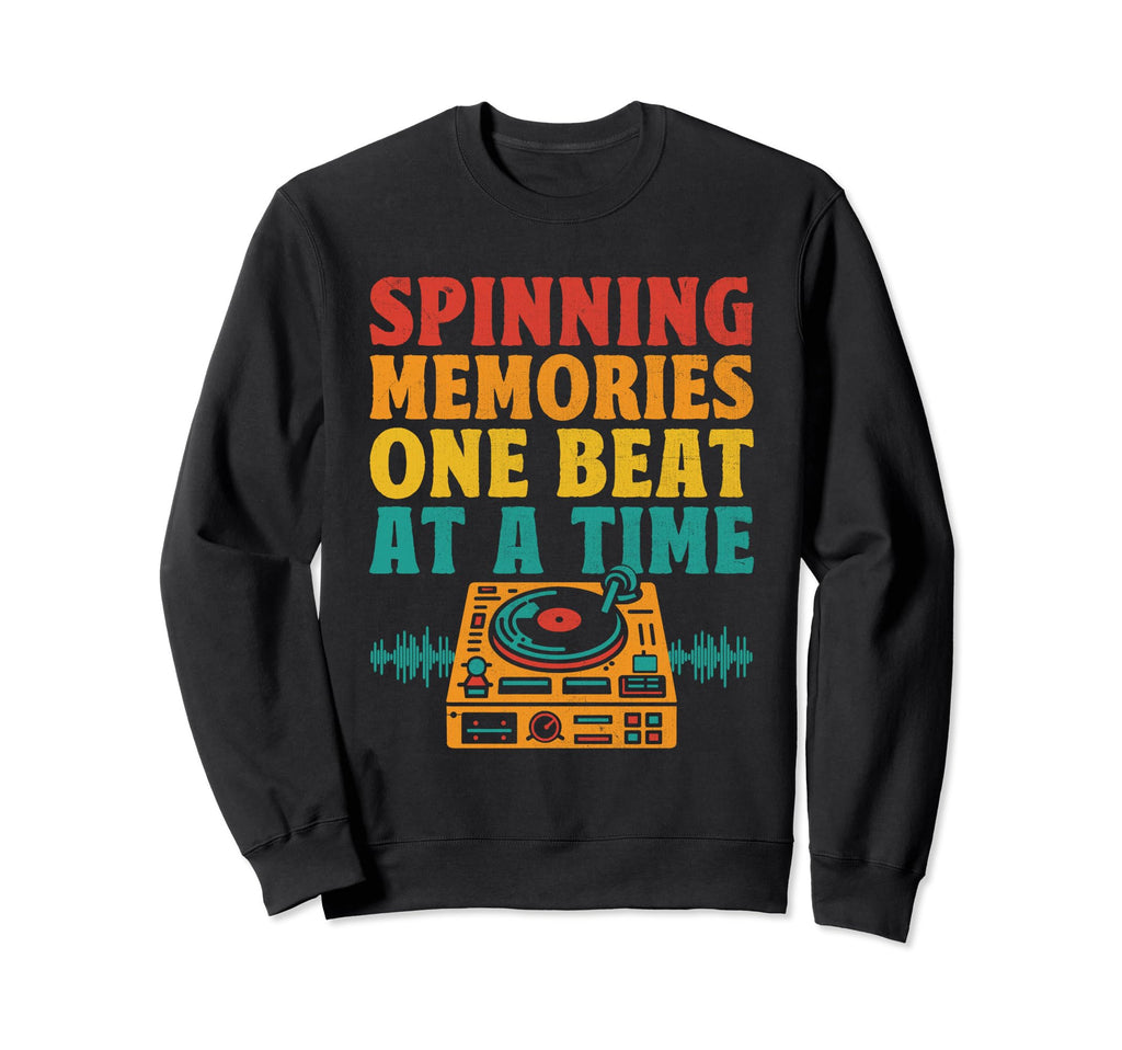 Funny Old School Dj Equipment Table Sweatshirt - Unique Graphic for Adults - T-Shirt, Sweatshirt, Hoodie
