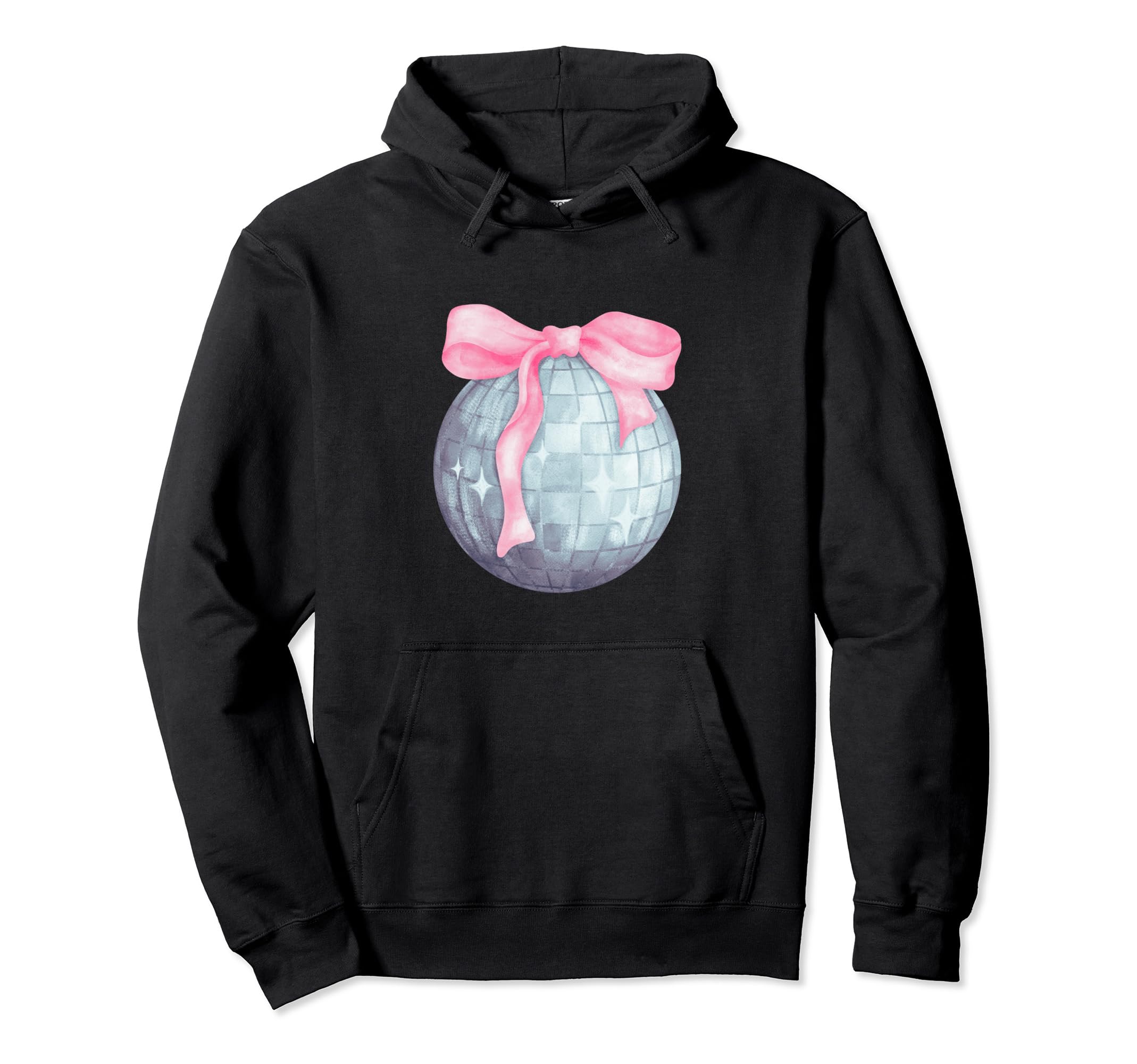 Disco Ball Coquette Girly Aesthetic Hoodie - Graphic Print Unisex - T-Shirt, Sweatshirt, Hoodie