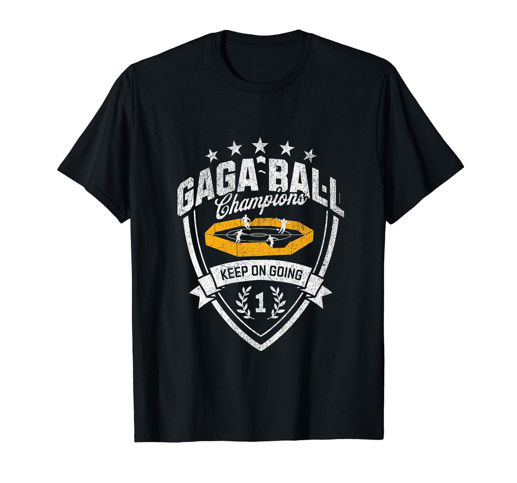 Gaga Ball Champion Funny Dodgeball T-Shirt - Minimalist Print Men Women - T-Shirt, Sweatshirt, Hoodie