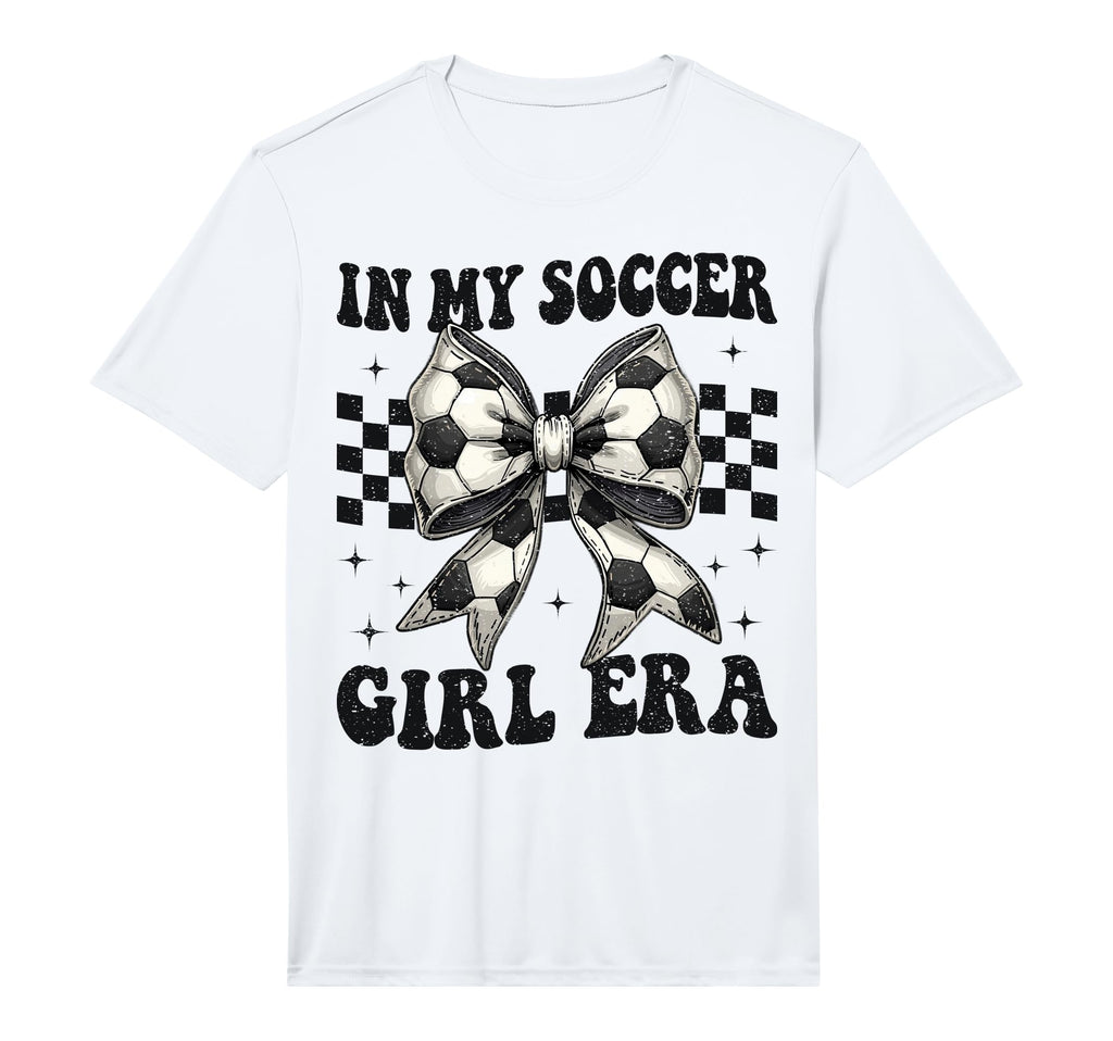 My Soccer Era Coquette Bow Soccer T-Shirt - Aesthetic Graphic Unisex - T-Shirt, Sweatshirt, Hoodie