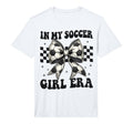 My Soccer Era Coquette Bow Soccer T-Shirt - Aesthetic Graphic Unisex - T-Shirt, Sweatshirt, Hoodie
