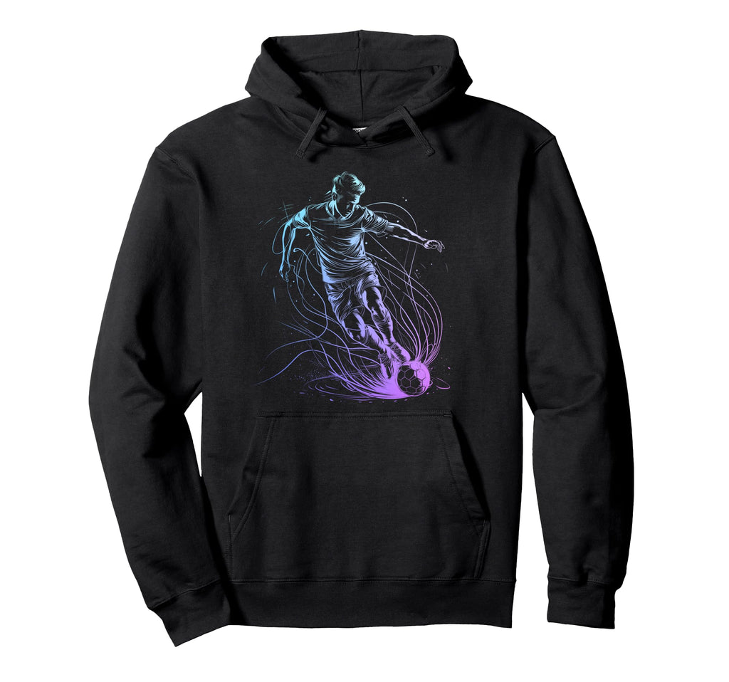 Soccer Player Sports Hoodie - Trendy Graphic Men Women - T-Shirt, Sweatshirt, Hoodie